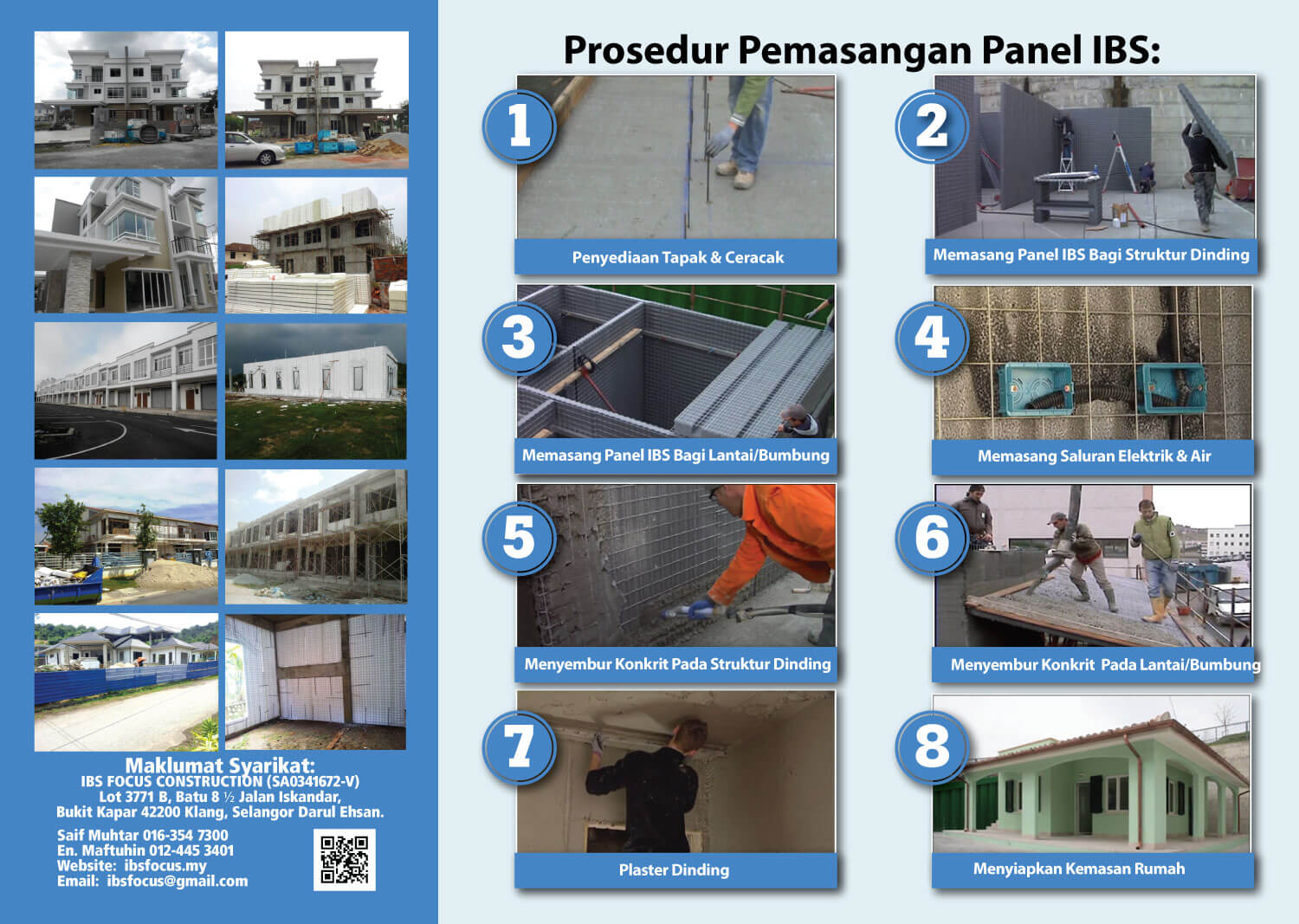 Pemasangan Panel IBS  Rumah IBS